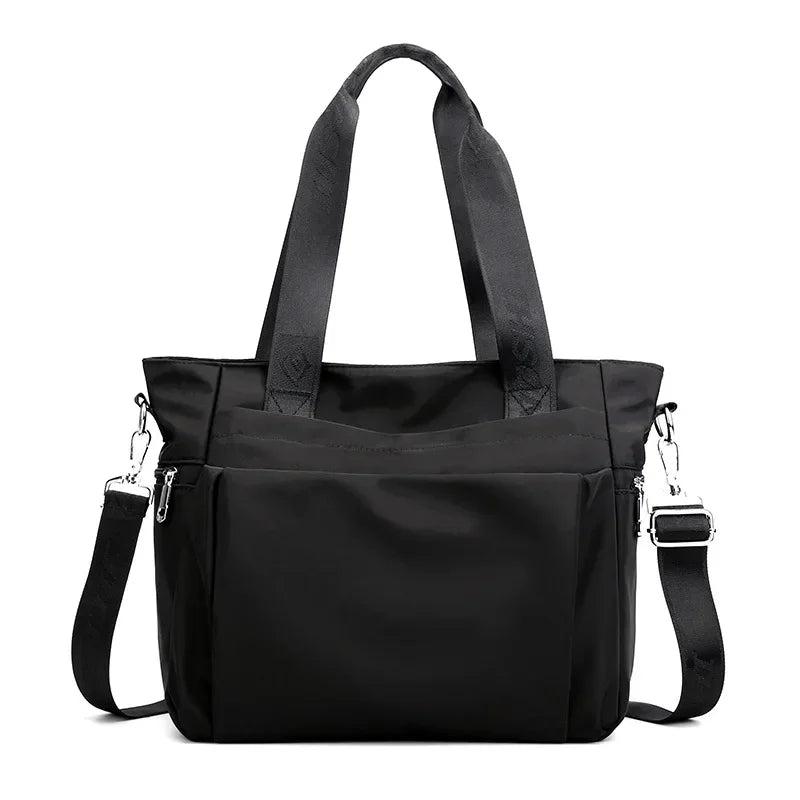 Simple and Fashionable Ladies Tote Bag Large-capacity Women's Lightweight Shoulder Bag Trendy Casual Hand-held Messenger Bag
