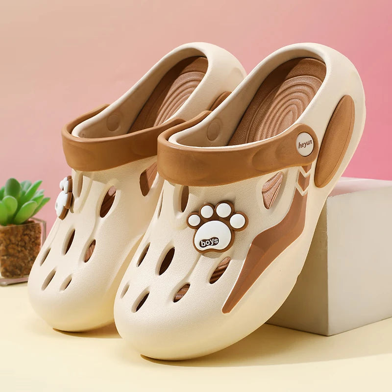 Women's Comfortable EVA Garden Clogs, Closed Toe Sandals For Indoor/Outdoor Home And Beach Use, Soft Sole Ventilated Shoes