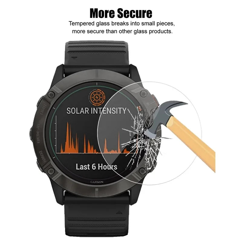 Tempered Glass for Garmin Fenix 8 7X 7S 7 6X 6S 6 Pro 5 5S Garmin Fenix 8 Solar AMOLED Glass Screen Protector Film Foil