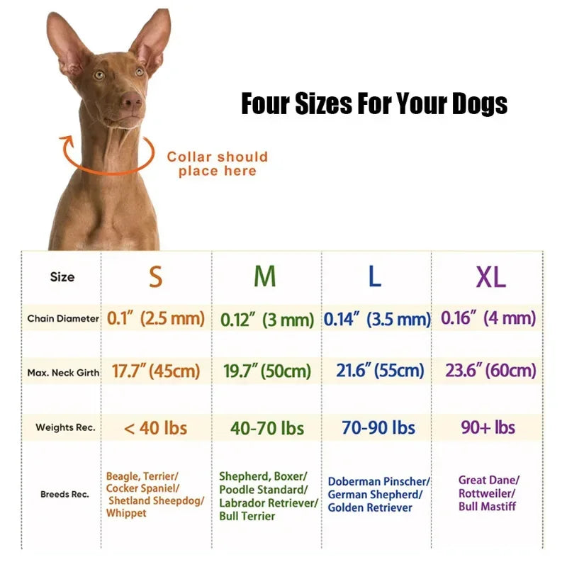 Dog Training Prong Collar | Quick Release Nylon Covered Spike Pinch Collar for Effective Pet Control