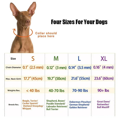 Dog Training Prong Collar | Quick Release Nylon Covered Spike Pinch Collar for Effective Pet Control