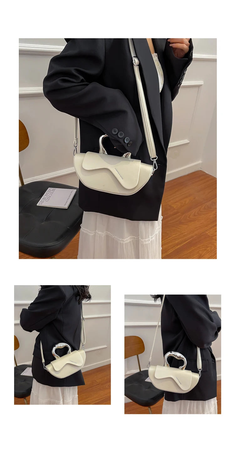 This year's popular niche design with contrasting color bags, 2023 new women's bags, versatile summer crossbody bags, mini wing