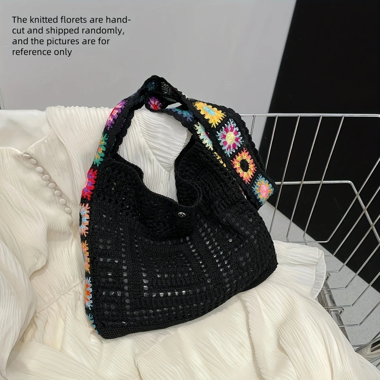 Women Handbag Fashionable Knitted Bags, Crossbody Bags, Shoulder Bags, Hand Hook Bags, Women's Bags