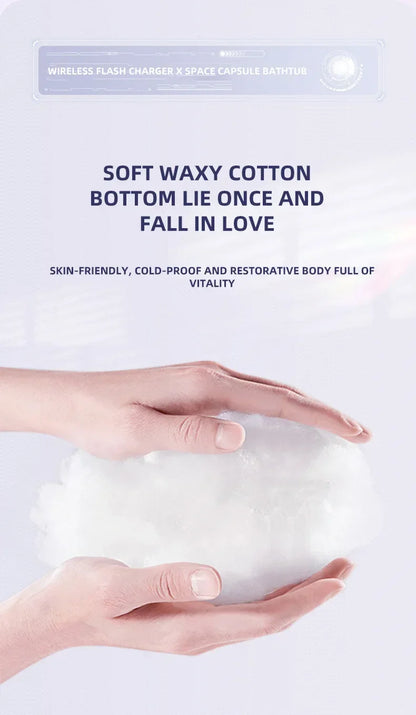 Soaking tub adult heightened PVC folding children's bath household inflatable bathtub adult bathing bucket thickened bathtub