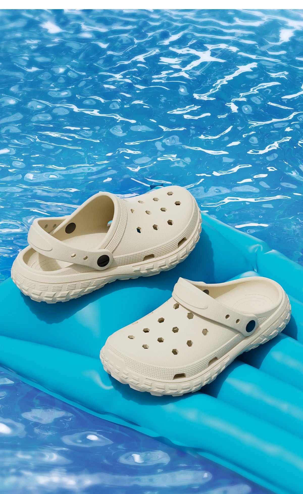 EVA Unisex Hole Shoes Beach Thick Bottom Outdoor Slippers Comfortable Breathable Indoor Slippers