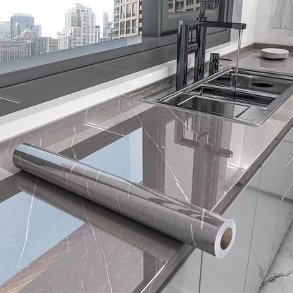 40cm Oil-Proof Kitchen Wallpaper | Self-Adhesive Waterproof & Heat-Resistant Wall Sticker for Home Decoration