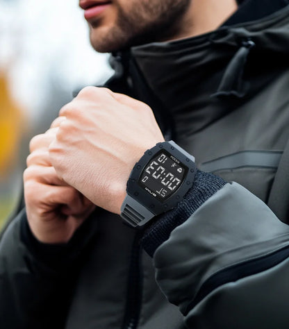 NEW Men's Watch Outdoor Sports Expeditions Fashion Large Screen Waterproof Clock Multifunctional Digital Electronics Watches