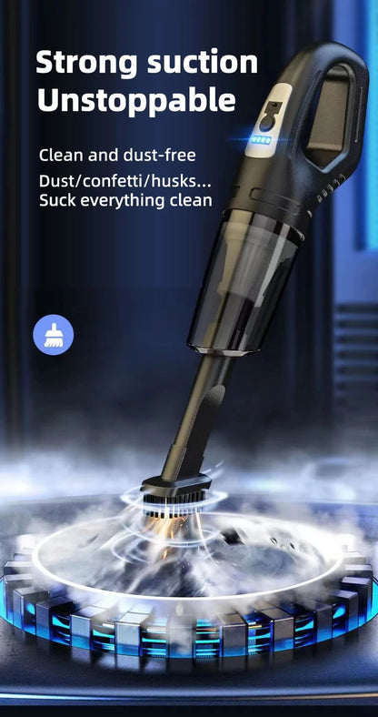 Auto multifunctionele stofzuiger Handheld krachtige zuigkracht Oplaadbare auto en thuis Kleine draadloze stofzuiger voor tweeërl