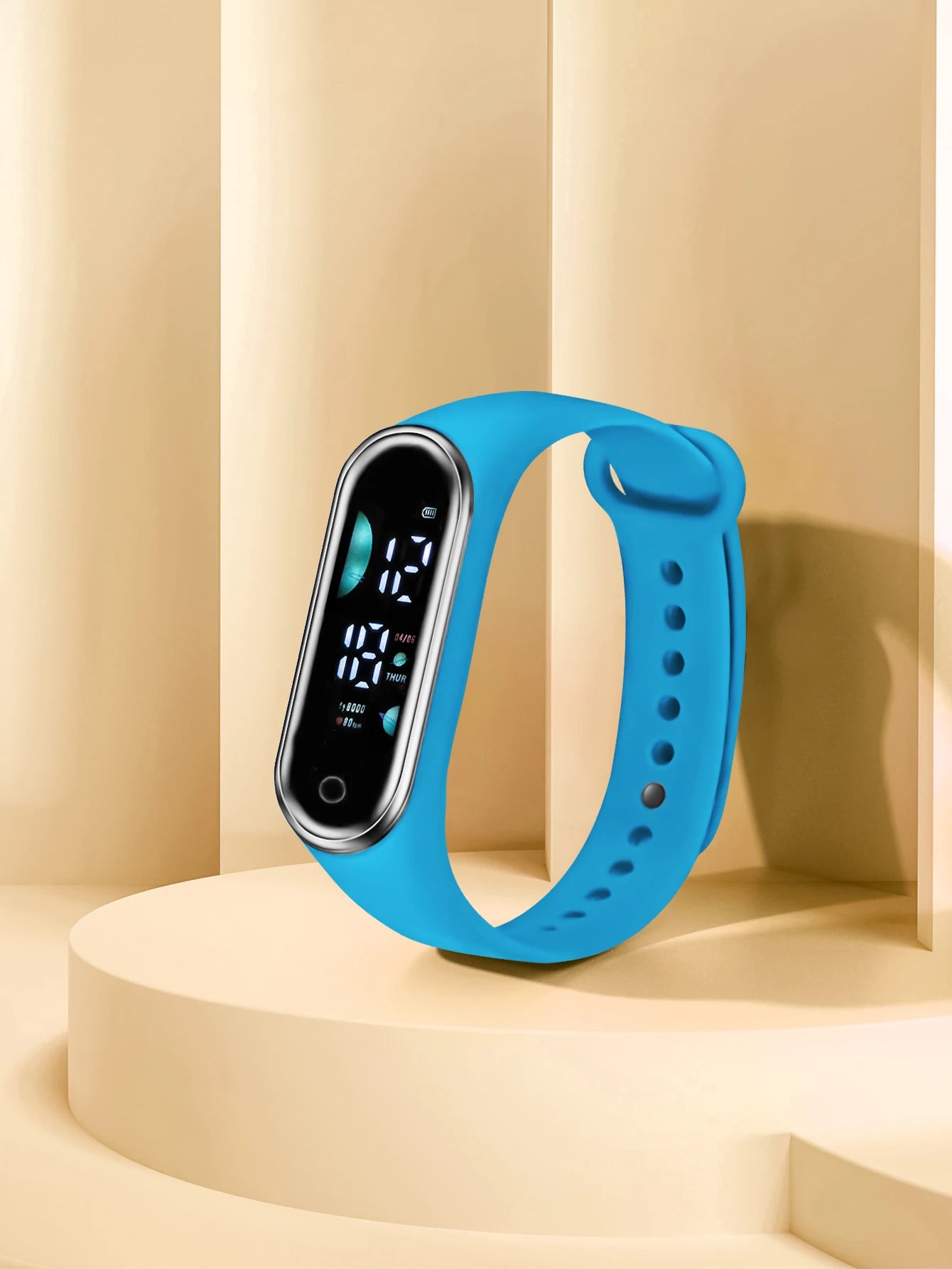 Children's Smart Sports Watch Bracelet LED Date Touch Screen Electronic Watch Boys and Girls Student Festival Gift