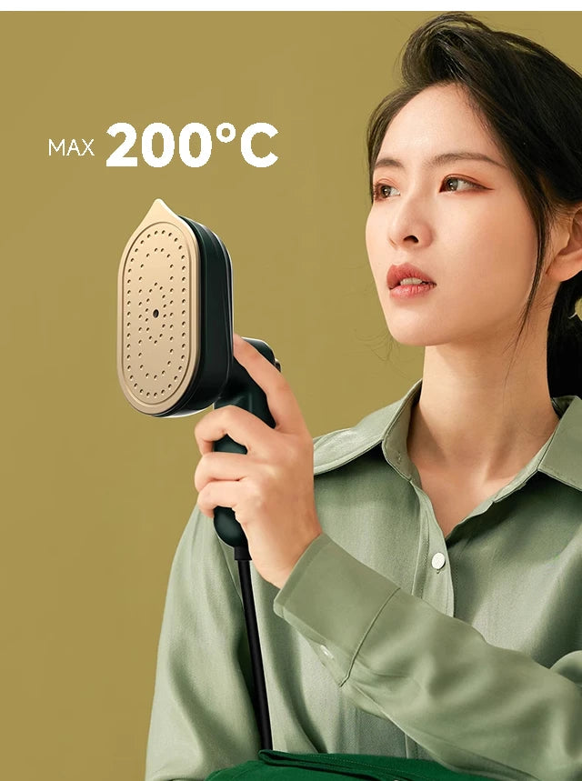 2-in-1 Handheld Steam Iron | Portable Garment Steamer & Ironing Machine for Travel & Home Use