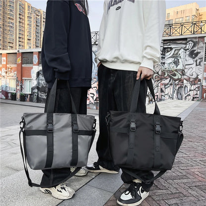 HOCODO Waterproof Women Travel Handbag Large Capacity Ladies Messenger Bag Solid Color Female Crossbody Nylon Shoulder Bag Women