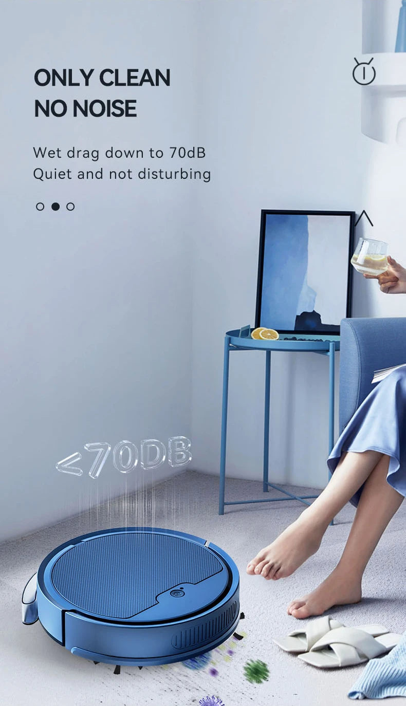 Intelligent Sweeping Robot Large Water Tank Mobile App Remote Control Planning And Cleaning Line Low Noise 2000 Pa Large Suction