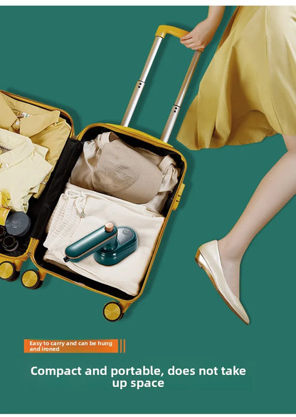 Portable Mini Steam Iron | Travel-Size Handheld Clothes Steamer for Home, Dorm & Sewing Projects