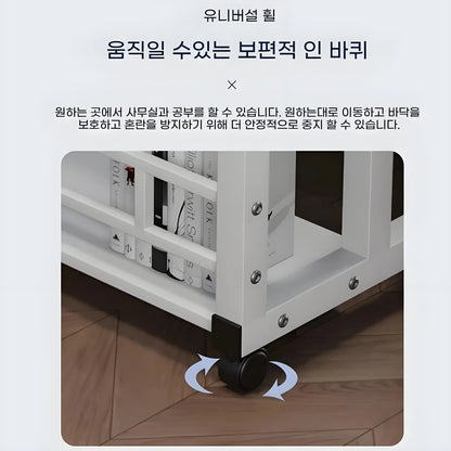 Double-Layer Office Desk Computer Lazy Table with storage shelf Laptop