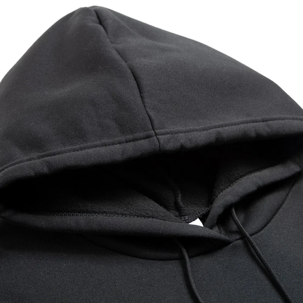 PARIS Letter Print Sweatshirt Suit Men's Fleece Hoodie Pants Set Spring Autumn Winter Warm Casual Sports Pullover Trousers Sets