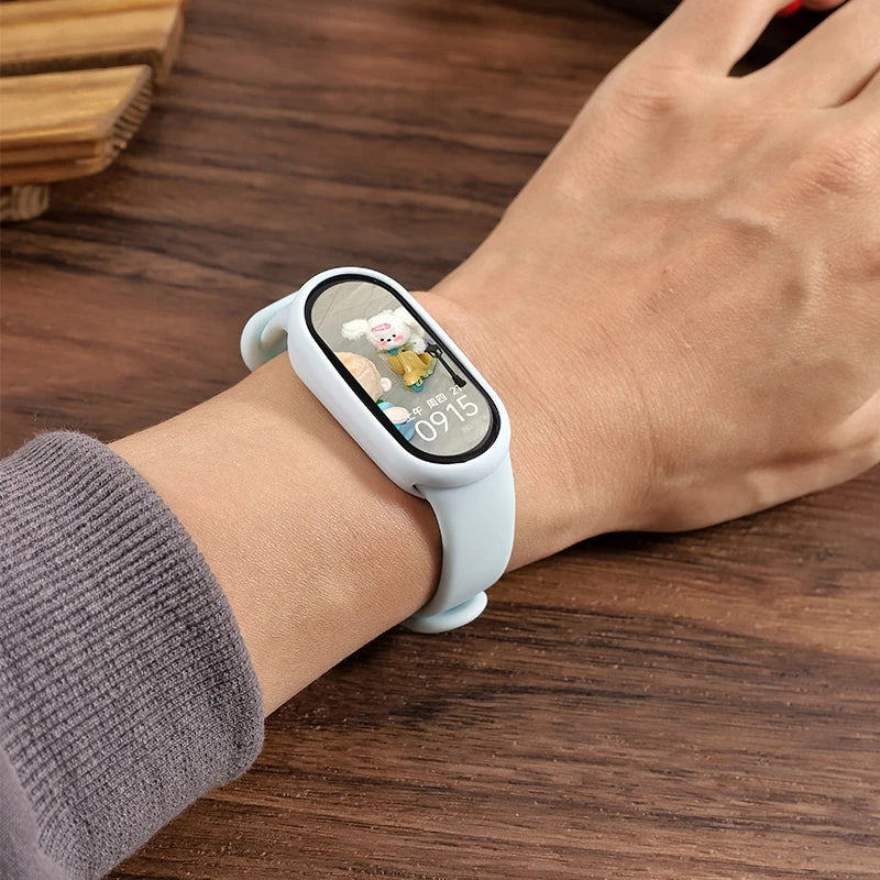 3Pcs Watchband For Mi Band 7 6 4 5 3 Bracelet Xiaomi Mi Band Strap Silicone Sport Replacement Wristband Smartwatch Accessories