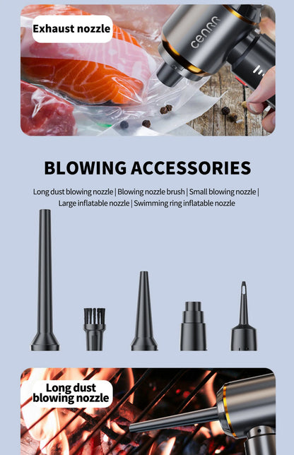 CENRR 998000PA Car Vacuum Cleaner Strong Suction Cordless Wireless Cleaner Handheld Portable Vacuum Cleaner Cleaning Machine