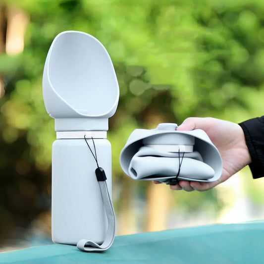 Portable Dog Water Bottle | Outdoor Travel Pet Drinking Cup with Leak-Proof & Collapsible Design