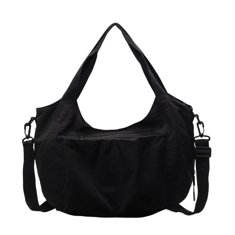 Summer New Large Capacity Crossbody Bag Nylon Fashionable Single Shoulder Handbag Women's Casual Tote Bag