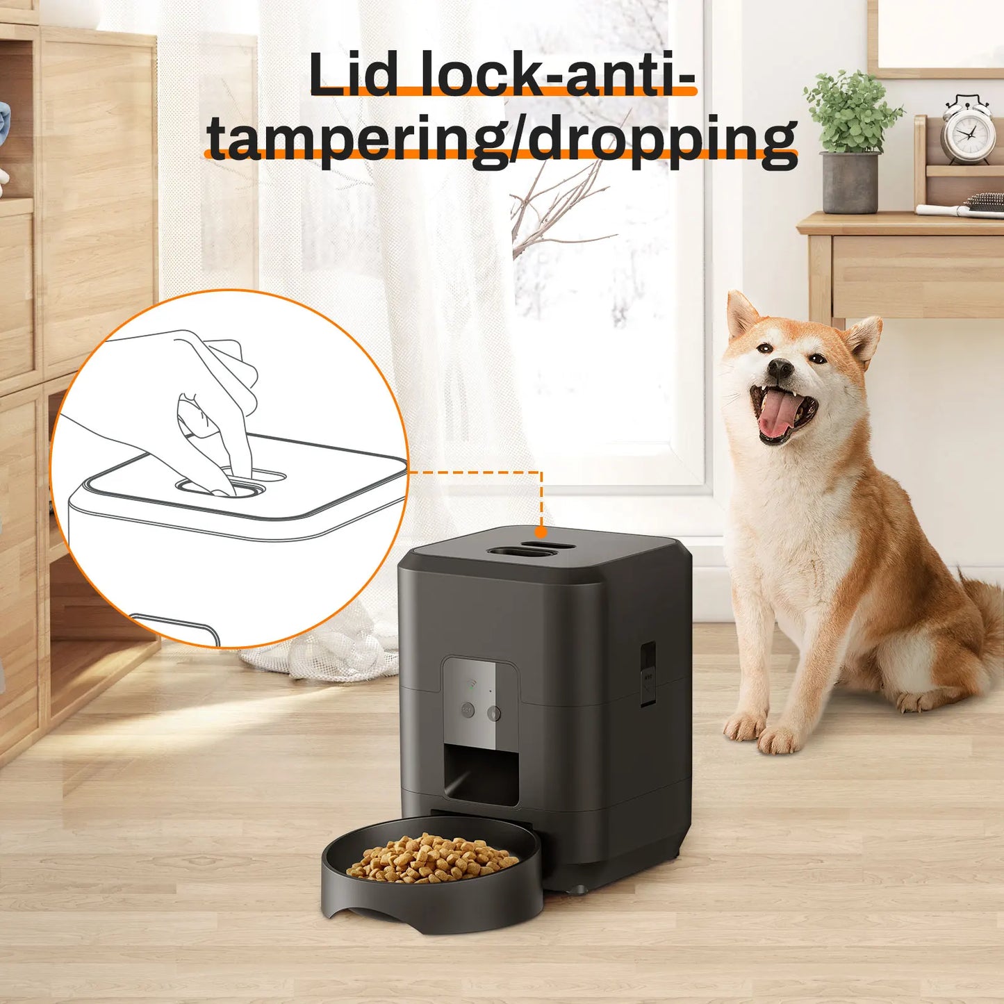 Smart  Automatic Cat & Dog Feeder Quantitative Automatic Timed Cat & Dog Food