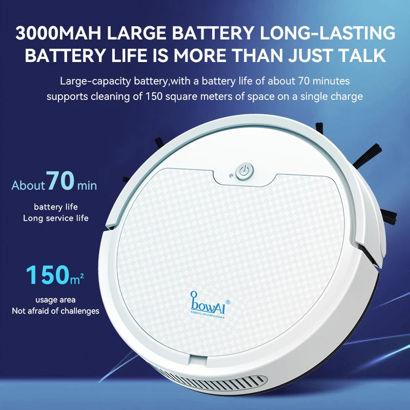 Intelligent Sweeping Robot Large Water Tank Mobile App Remote Control Planning And Cleaning Line Low Noise 2000 Pa Large Suction