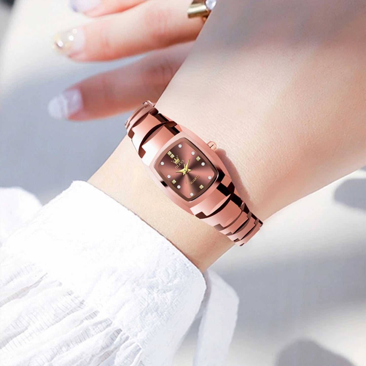 JSDUN Fashion Quartz Watches For Women Free Shipping Waterproof Ladies Watch Gold Top Brand Luxury Wristwatch Gift Reloj Mujer