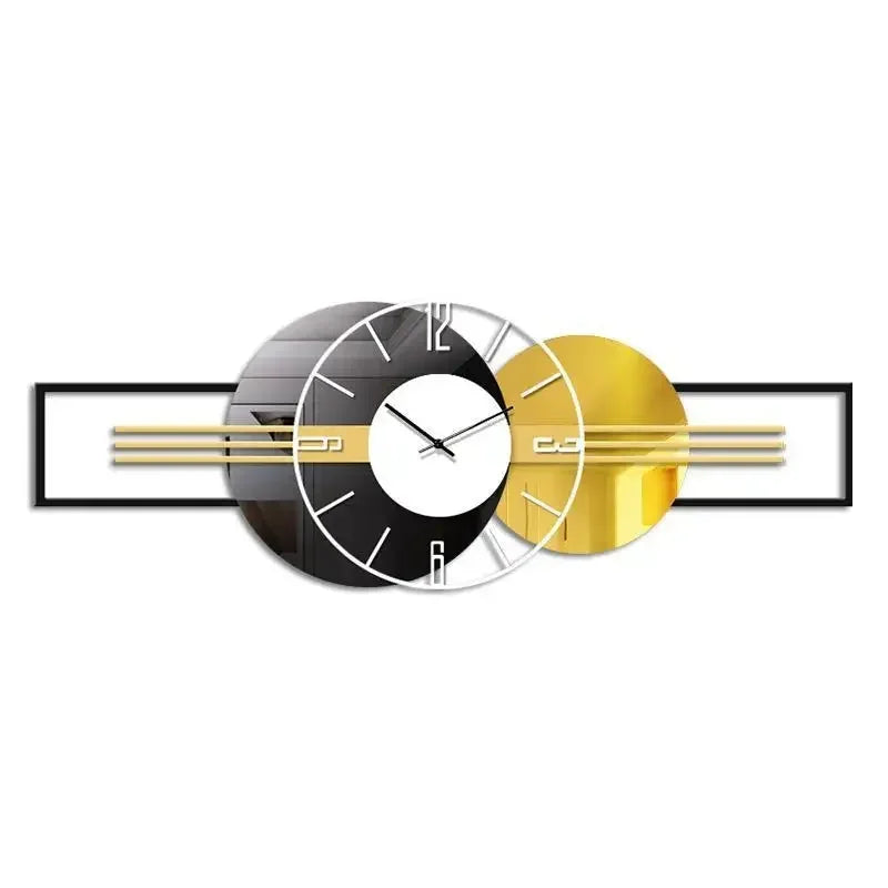 Luminous Modern Wall Clock | Luxury Large Creative Art Clock for Bedroom, Living Room & Restaurant Decor