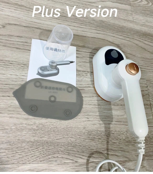 2-in-1 Handheld Steam Iron | Portable Garment Steamer & Ironing Machine for Travel & Home Use