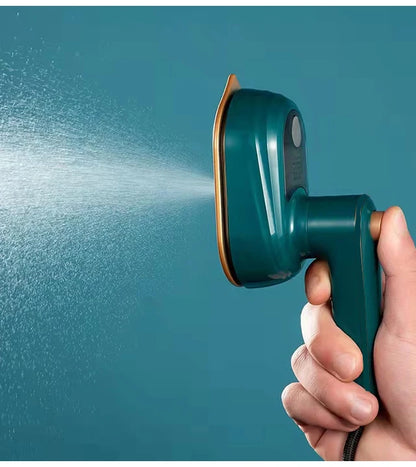 2-in-1 Handheld Steam Iron | Portable Garment Steamer & Ironing Machine for Travel & Home Use