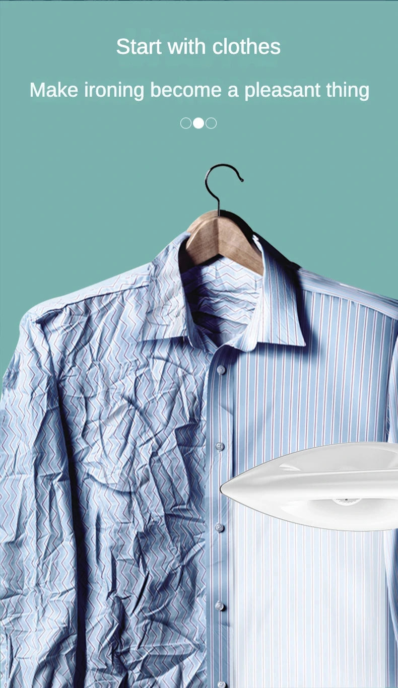 1000W Portable Electric Dry Iron | 5-Gear Adjustable Heat Control for Home & Travel