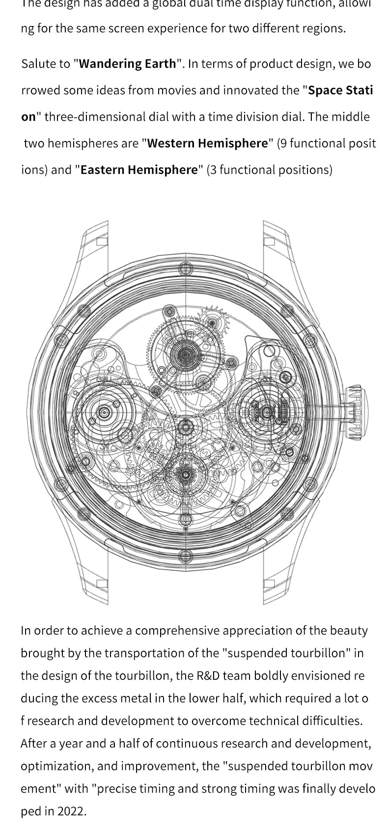 IDEAL KNIGHT 6808 Man Watch Blue Earth Dial Hollow Mechanical Watches For Men Waterproof Tourbillon Men's Automatic Wristwatches